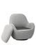 Поворотне крісло Vetro Mebel Каллісто, 75x76x71 см Vetro-Callisto-gray- ripples-swivel-chair фото 7
