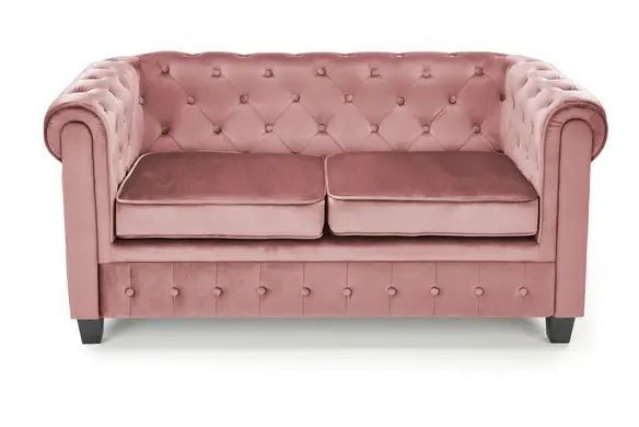 Крісло ERIKSEN XL Velvet Рожевий HALMAR, 152x75x73 см фото
