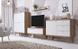 Витрина без подсветки PWT90 PRIMO PIASKI 90x40x134 см, белый, светлое дерево Piaski_72803*001 фото 4