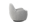 Поворотне крісло Vetro Mebel Каллісто, 75x76x71 см Vetro-Callisto-gray- ripples-swivel-chair фото 3