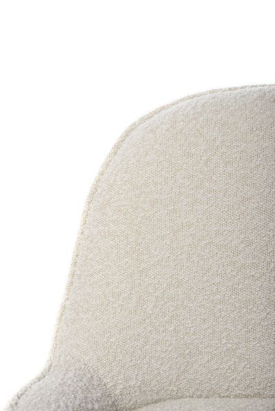 Поворотне крісло Vetro Mebel Каллісто, 75x76x71 см Vetro-Callisto-ivory-swivel-chair фото