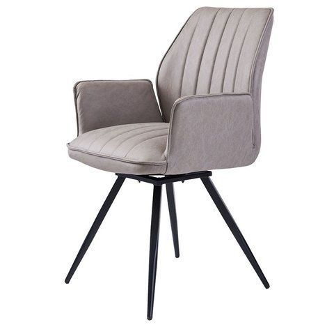 Galaxy кресло поворотное серебряная лиса ARM246R-HK511-SILVER FOX фото