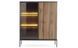 Витрина WT104 SENTO PIASKI 104x39x126 см, черный, светлое дерево Piaski_75514*001 фото 2