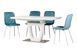 Керамический стол TML-860-1 белый мрамор Vetro-TML-860-1-white-marble/ white фото 1