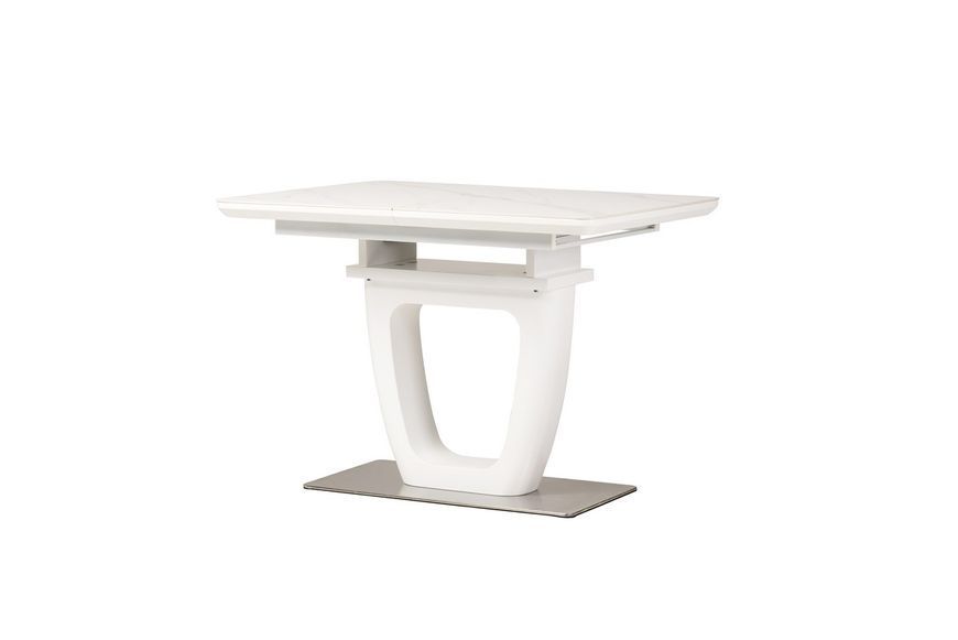 Керамический стол TML-860-1 белый мрамор Vetro-TML-860-1-white-marble/ white фото