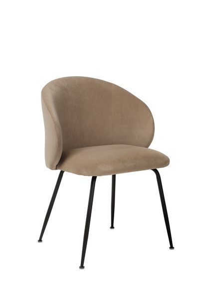 Стул M-39 капучино велюр + черный Vetro-M-39-cappuccino-velvet/ black фото