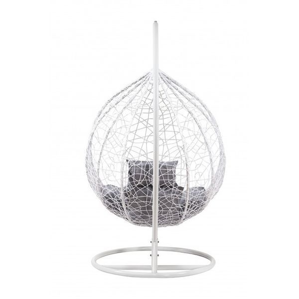 Подвесное кресло-качалка кокон Bonro 329XL (бело-серое) (46000014) 123x74x195 см borno46000014 фото