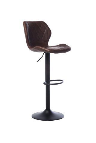 Барный стул B-103 шоколад + черный Vetro-B-103-chocolate/ black фото