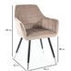М'яке крісло SIGNAL Nuxe Velvet 56x42x83 см, Бежевий 8492 фото 2