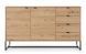 Комод AK153 AMBER PIASKI 153x39x89 см, черный, светлое дерево Piaski_72735*001 фото 2