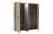 Шафа TZMS83 TIZIANO FORTE 203x60x219 см, бежевий, темне дерево фото 2