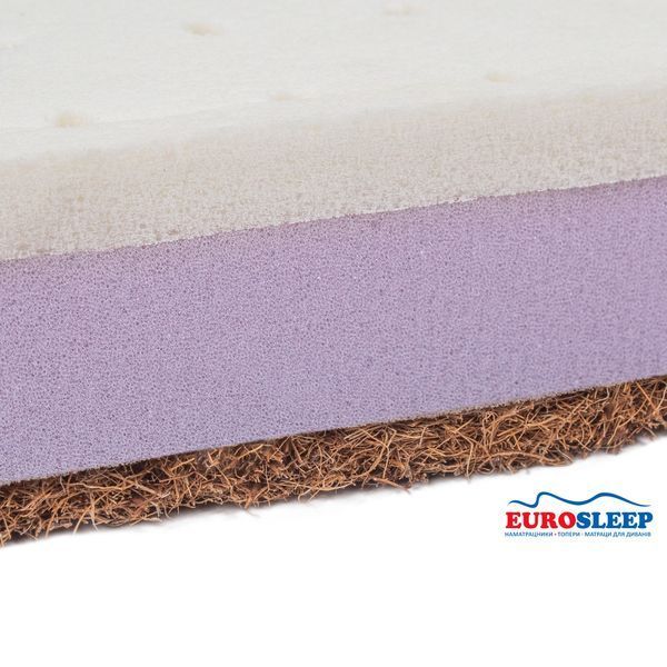 Тонкий матрас-топпер Eurosleep Стандарт Cocos-Latex Eurosleep_400007859 фото
